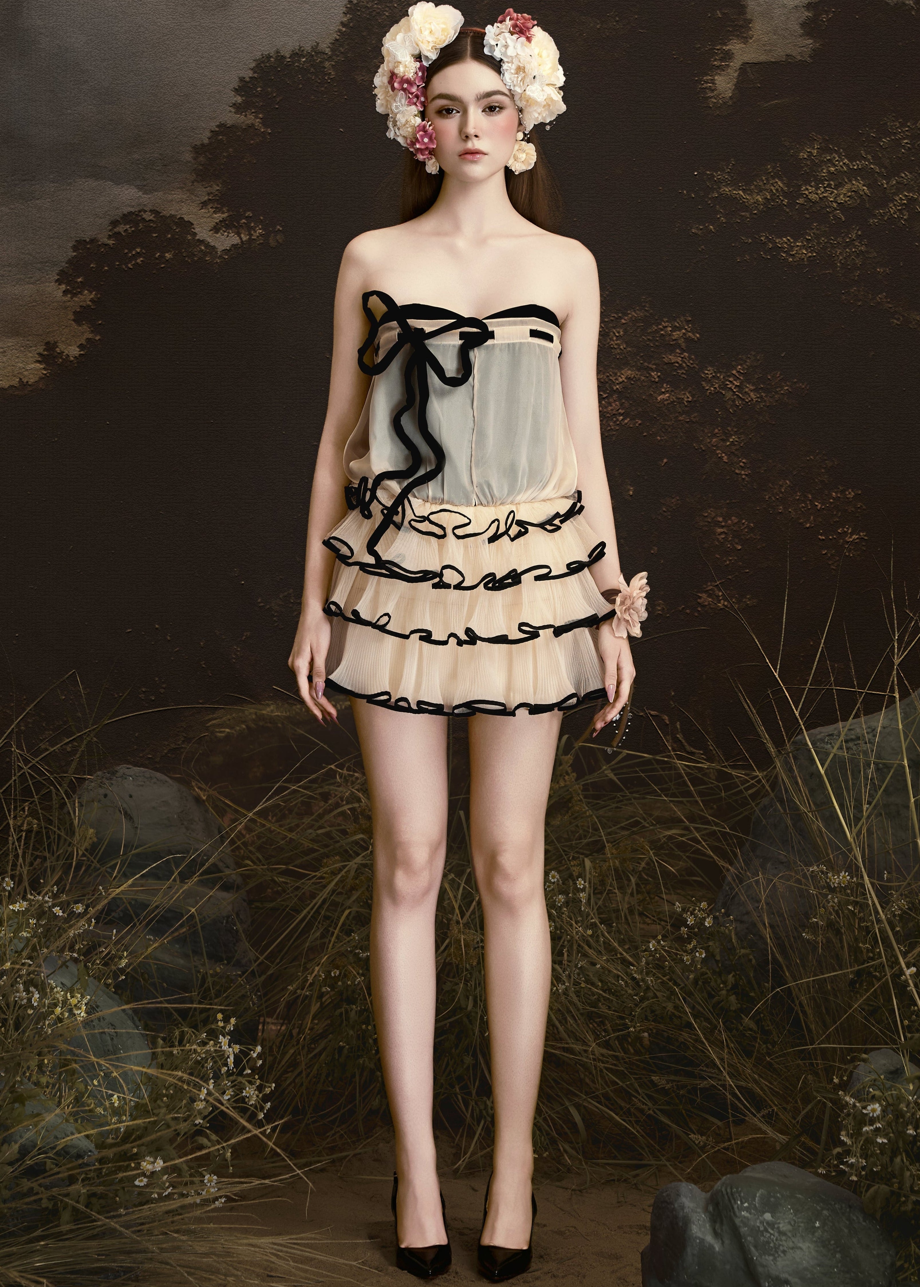 CRETE'S SUNSET dress