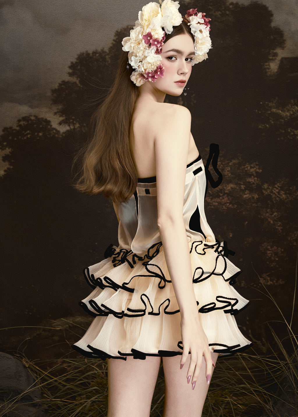 CRETE'S SUNSET dress