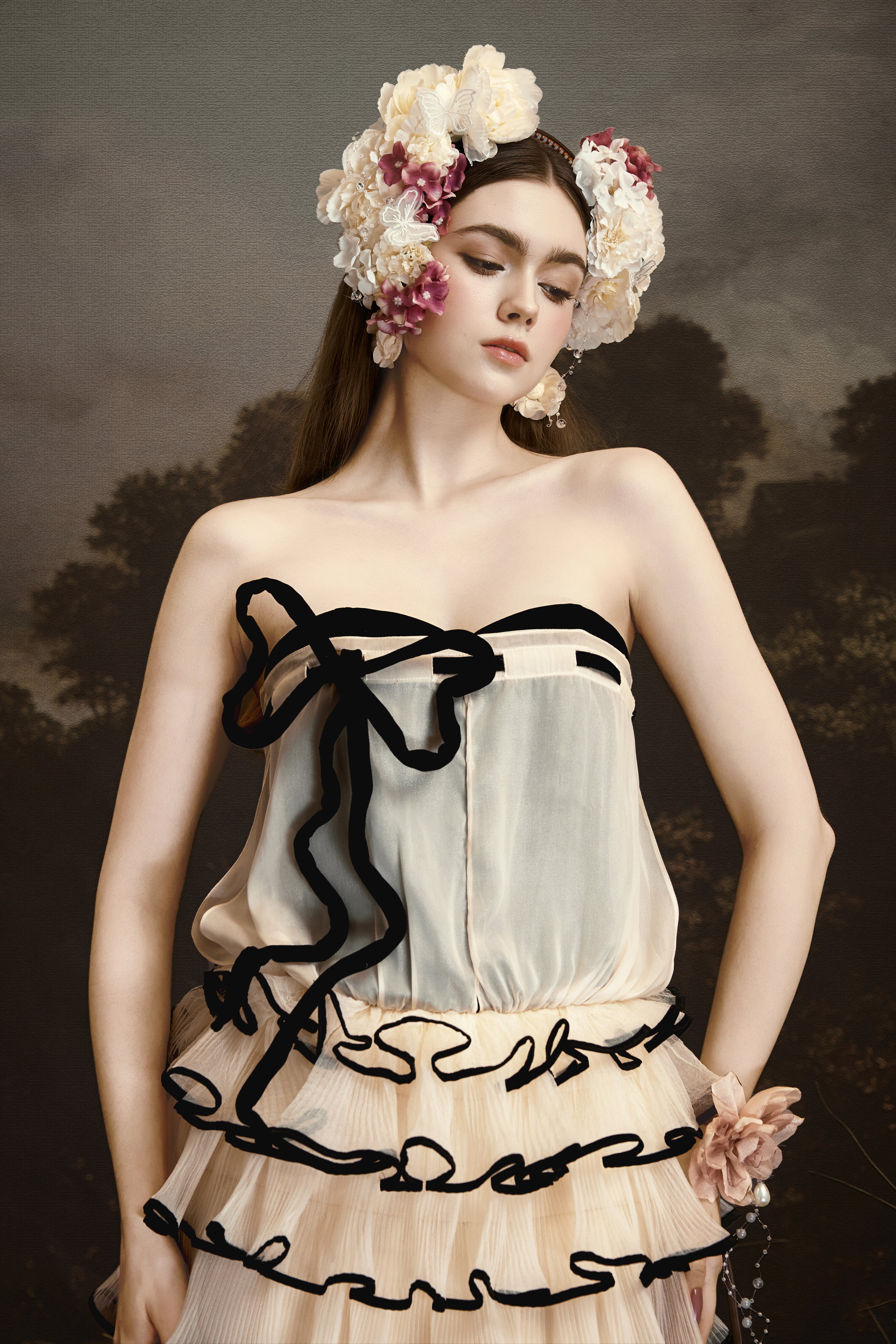 CRETE'S SUNSET dress