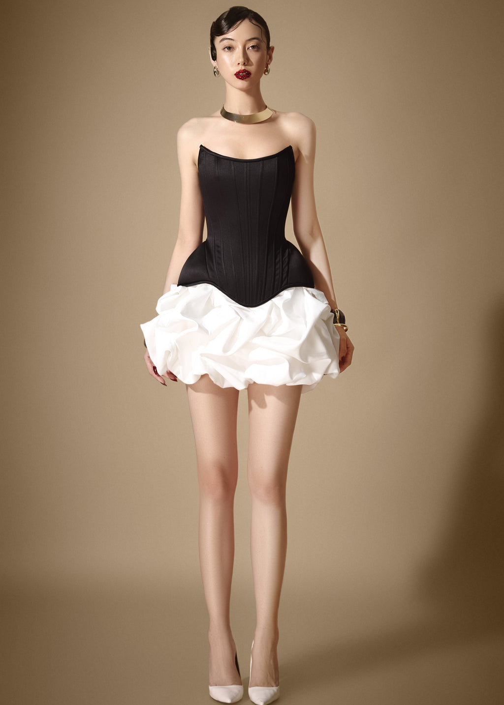 SCUPTED GRACE Top/ FLEUR Skirt